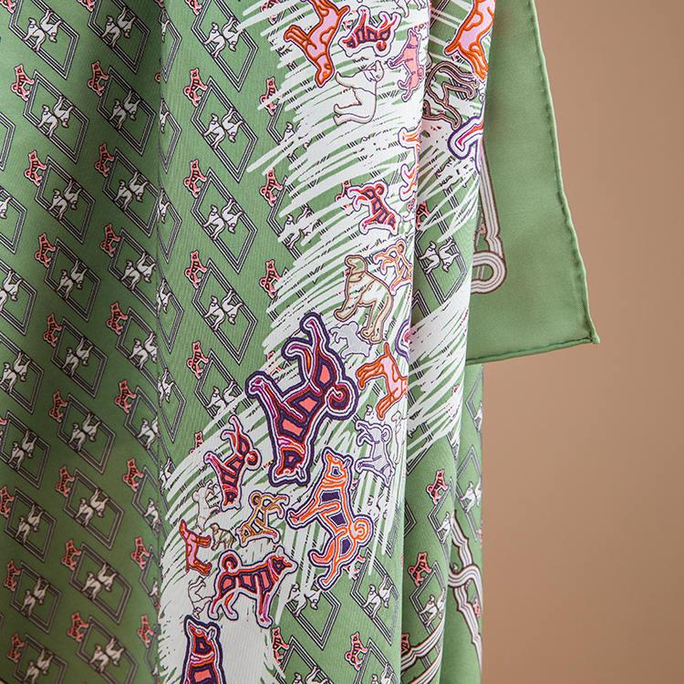 Pure Hand Made Silk Scarf-3