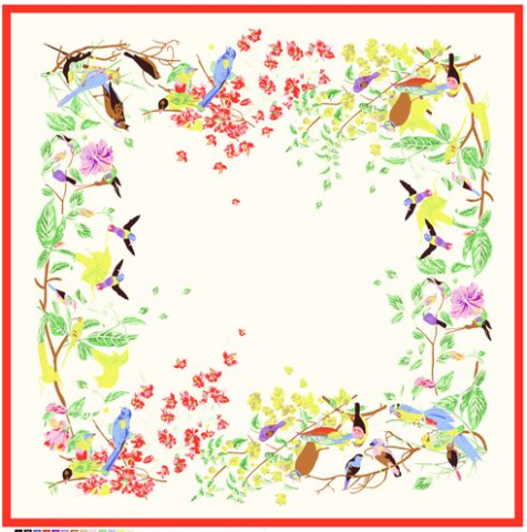 Neckscarf Sutera Semulajadi Elegant