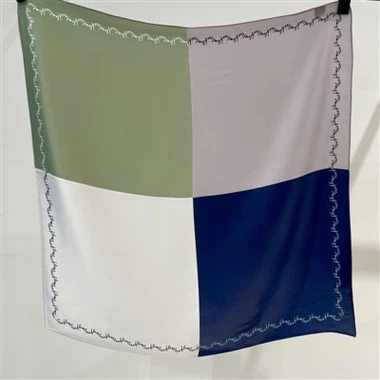 Selendang satin untuk wanita rambut